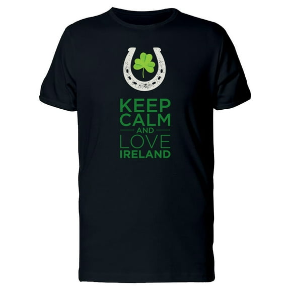 Keep Calm & Love Ireland T-Shirt Men -Image by Shutterstock, Male XX-Large