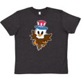 thumbnail image 3 of Inktastic Memorial Day Baby Eagle with Patriotic Hat Youth T-Shirt, 3 of 5