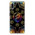 thumbnail image 1 of MUNDAZE Samsung Galaxy A02 Shockproof Clear Hybrid Protective Phone Case Mandala Geometry Abstract Dragon Pattern Cover, 1 of 6