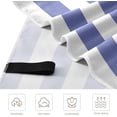 thumbnail image 2 of GZHJMY Blue Stripes Beach Towel,Absorbent Quick Dry Sport Towel Oversized Lightweight Soft Bath Towel for Travel Sports Pool Swimming Bath Camping 31x71in Bath Towels, 2 of 7