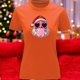 thumbnail image 3 of Playera Blusa Con Estampado De Santa Fashion Con Lentes Y Chicle Ropa De Mujer Color Anaranjado Talla Chica Marca Emil SaEs, 3 of 4