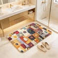 thumbnail image 3 of Abstract Art Ultra Soft Plush Bath Rug,Soft Non-Slip Absorbent Mat,Machine Washable Floor Rug for Bathroom,Entryway and Home Decor, 3 of 6