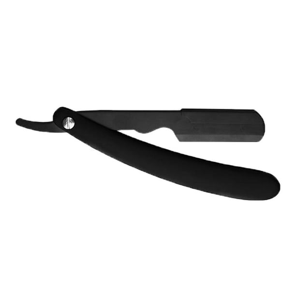 Maquinilla de afeitar clásica de borde , maquinilla de afeitar plegable para hombre, afeitadora Manual Negro Jinwen Navaja de afeitar
