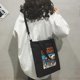 thumbnail image 3 of Women's Canvas Bag Shoulder Bag With Detachable Shoulder Strap For Junior High School Student, 3 of 3
