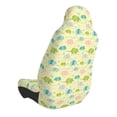 thumbnail image 2 of Wukai Armadillo Floral Full Set Car Seat Covers with Soft Padding Universal Auto Front Seats Protector and Cushion Mat, 2 of 5