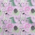 thumbnail image 1 of oneOoneVelvetPinkFabricKidsCutieAnimalQuiltingSuppliesPrintSewingFabricByTheYard58InchWide, 1 of 4