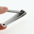 thumbnail image 2 of Unique Bargains 1 Pc Portable Large Flat Nail Clippers Toenail Clippers for Women Men Silver Tone, 2 of 6