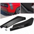 thumbnail image 4 of Car Universal Black Rear Bumper Lip Diffuser Splitter Canard Protector Sport, 4 of 9