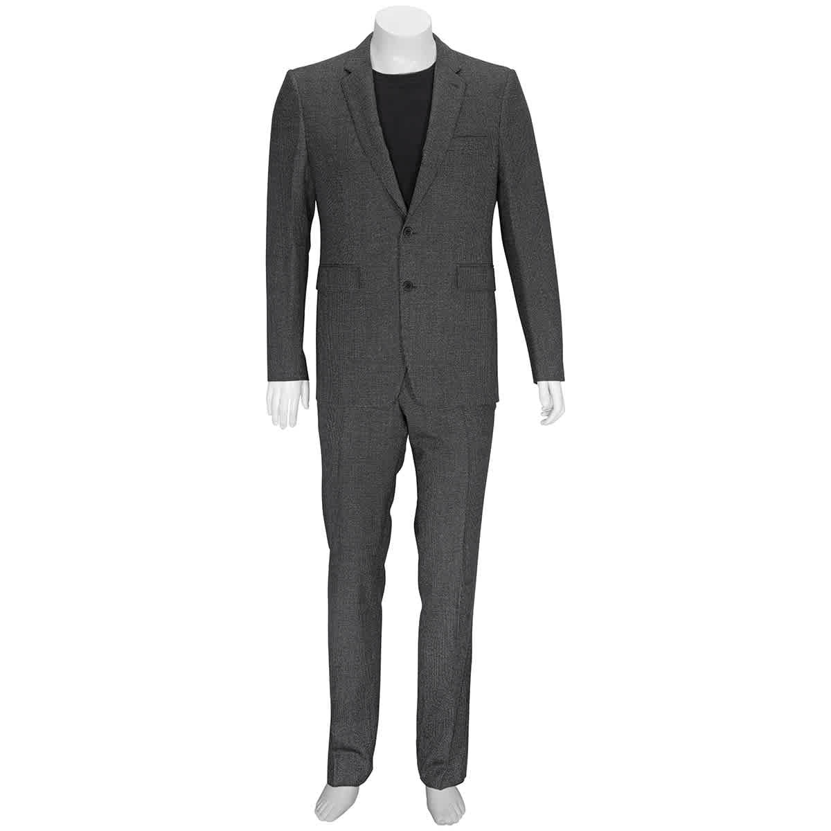 burberry grey suit