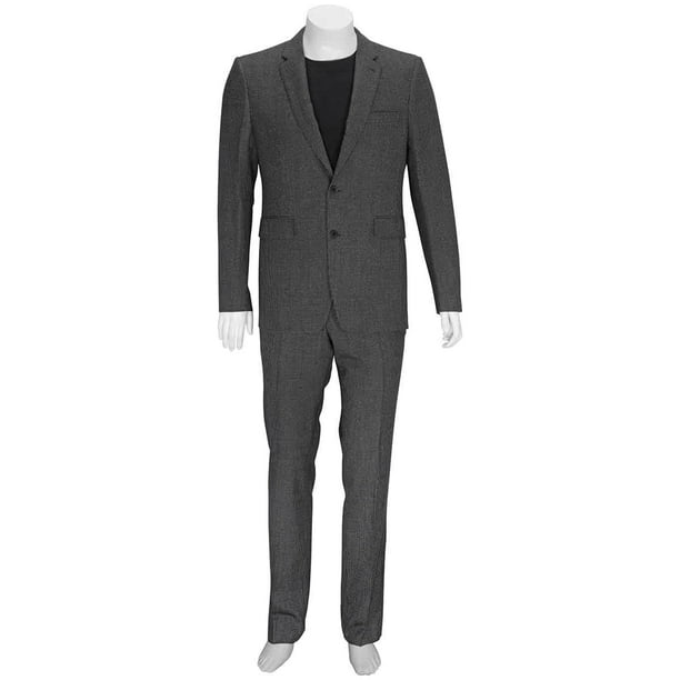 Burberry Burberry English Fit Puppytooth Check Wool Suit In Charcoal Melange Walmart Com Walmart Com
