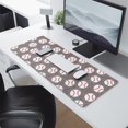 thumbnail image 2 of Long Mouse Pads for Desk,Baseballs and Love Desk Mats on Top Of Desks, Desk Mouse Pad Extra Large with 3mm Non-Slip Base and Stitched Edge for Gaming,Office,Work,Home 31.5"x11.8", 2 of 6