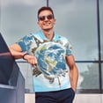 thumbnail image 4 of Balery World Travel Camisa Polo de Hombre con Estampado, de Manga Corta y Tejido Medio, Camisa Tipo Golf Polo-4X-Large, 4 of 6