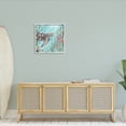 thumbnail image 2 of Stupell Underwater Sea Turtle Swimming Coral Landscape Painting White Framed Art Print Wall Art, 2 of 7