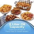 thumbnail image 4 of Hamilton Beach Electric Deep Fryer, Cool Touch Sides Easy to Clean Nonstick Basket, 8 Cups / 2 Liters Oil Capacity, Black, 4 of 5