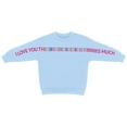 thumbnail image 6 of FUZHIQ I Love You This Much Couple Matching Pullover Sweatshirts Hug Fit Unisex Oversized Casual Crewneck Sweatshirt Cozy Hug-Worthy Tops for Couples, 6 of 7