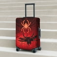 thumbnail image 5 of Uemuo Black Spider Web With Spiders Printed Washable Luggage Cover - Fashion Suitcase Protector Fits 18-32 Inch Luggage -Large, 5 of 9
