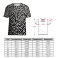 thumbnail image 2 of Leopard Print Pattern T Shirts Basic T-Shirt Short Sleeve Ladies Tee Shirt Summer Graphic Clothing, 2 of 6