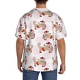 thumbnail image 7 of Goofa Dachshund Dog Puppy Printed Men's Casual Short-sleeved Shirt,Lightweight Breathable Button-down,Summer Casual men's top,Versatile Fashion shirt-Medium, 7 of 7