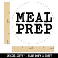 thumbnail image 2 of Meal Prep Fun Text Self-Inking Rubber Stamp Ink Stamper - Fuchsia Ink - Medium 1 Inch, 2 of 7