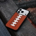 thumbnail image 4 of WIRESTER Shockproof Soft Rubber Cover Case for Apple iPhone 17 Pro 6.3" 2025, Football Pattern, 4 of 5