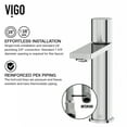 thumbnail image 5 of VIGO Halsey Single Handle Single-Hole Bathroom Faucet in Chrome, 5 of 11