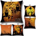 thumbnail image 5 of Funda De Cojín De Lino Cuadrado Funda De Almohada Funda De Tiro Decoración De Sofá Casero De Halloween Zulema  Funda de almohada, 5 of 5