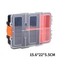 thumbnail image 1 of Lockable Storage Bin, Industrial, Rugged Storage Container with Lid 15.6x22x5cm, 1 of 8