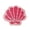 Pink, variant on Seashells Bathroom Rug, Ocean Decor Shell Bath Mat Gifts, Cute Seashell Shaped Bath Rugs for Sea Room Decor, Machine Washable & Non-Slip Bath Mat, 16x16 Inch