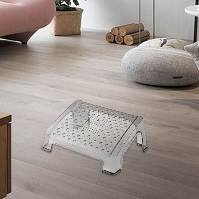 debajo del reposapiés del escritorio Reposapiés con ángulo de inclinación, multifuncional, ergonómico, portátil, duradero, cómodo, antideslizante, Gris