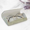 thumbnail image 5 of Eyeglass Case Hard Shell, Portable Sunglass Case, fashionable PU Leather Eyeglass Case, Lightweight(gray), 5 of 6
