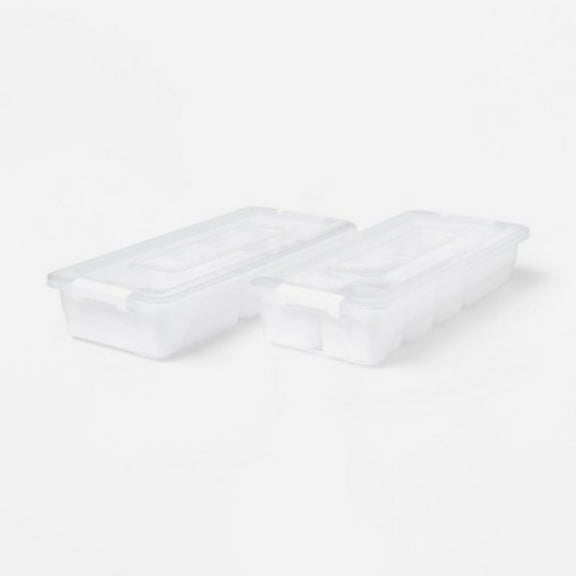 2.5L 2pk Sort it Storage Containers with 6 Shallow Cups