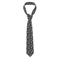 thumbnail image 1 of Fotbe Sloth with Donuts Corbata Clásica para Hombre con Estampado – Corbata de Seda Jacquard Tejida, para Negocios, Bodas y Eventos Formales, 1 of 7