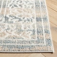 thumbnail image 6 of SAFAVIEH Blair Washable Christiana Abstract Machine Washable Area Rug, Ivory/Blue, 9' x 12', 6 of 13