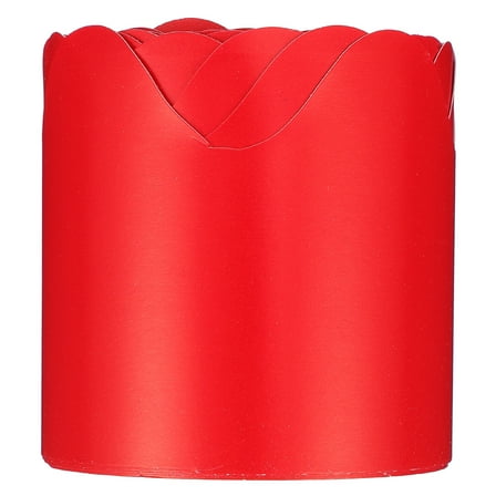WRISTBIQUE Bulletin Board Trim Red Cardstock 1Pack 196.85X2.28X0.04in