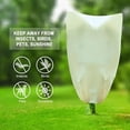 thumbnail image 4 of Winter Plant Warm Cover Tree Shrub Plant Protecting Bag Frost Protection Cover Cold Small Plants Against Tree Garden For Yard, 4 of 8