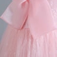 thumbnail image 5 of LEEYNEER Flower Girls Maxi Dress Bridesmaid Wedding Pageant Party Princess Floral Boho Vintage Lace Dance Gown Formal Evening Dresses, 5 of 7