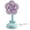 D, variant on BotaniNest Personal Handheld Fan Desktop Mini USB Rechargeable Fan With LED Light Cute Flower Shaped Small Fan Adjustable 2 Speed Low Noise Personal Held Fans For Outdoor Travel Camping