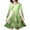 Green, variant on PMVFHDE Girls Dresses Product Classification Kids Toddler Girls Christmas Trees Deer Print Christmas Long Sleeve Party Dress Black,4-5 Years