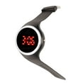 thumbnail image 4 of Sports Digital Watch, Flexible Portable Safe Fashionable Kids Digital Watch Red LED Adjustable  For Children For Outdoor Camping Silver, 4 of 8