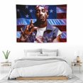 thumbnail image 3 of COMIO  Hip Hop Rapper Tapestry USA Cool Wall Decor Indoor Decor, 3 of 7