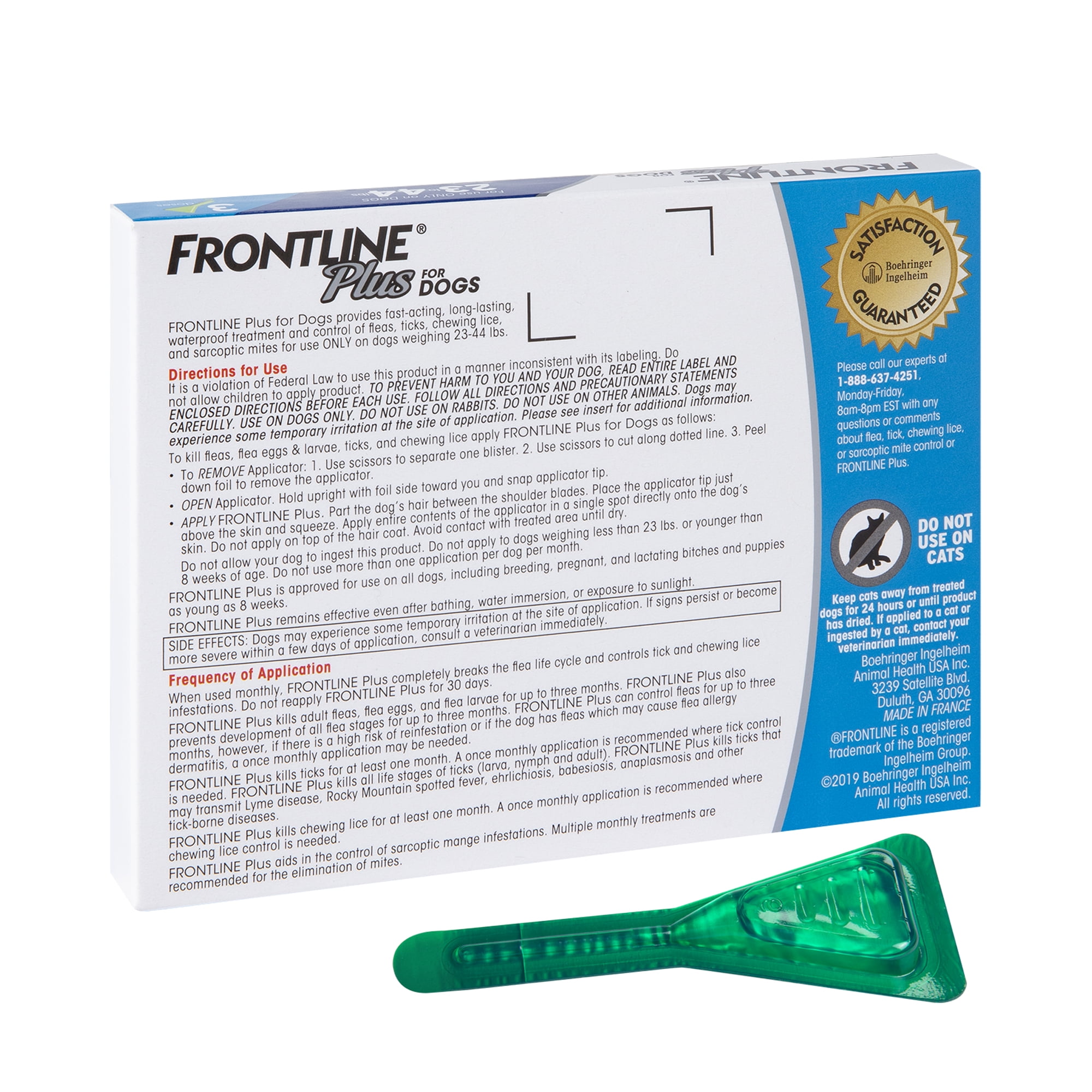 Flea tick top frontline plus dogs