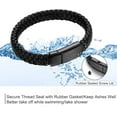 thumbnail image 3 of XIUDA Cremation Bracelet for Ashes Leather Urn Bracelet Cremation Jewelry Ash Bracelets Memorial Bangle Ashes Keepsake for Women Men, 3 of 6