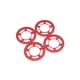 thumbnail image 5 of Juego de 4 piezas de anillos de rueda Vogacara Rojo 2piezas Aleación de aluminio, 5 of 6
