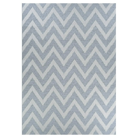 Couristan Timber Cascade Serenity Blue Area Rug