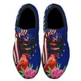 thumbnail image 2 of Indiana Stte Cardinal and Peony Flower Shoes Sneakers Black Size 11.5, 2 of 7