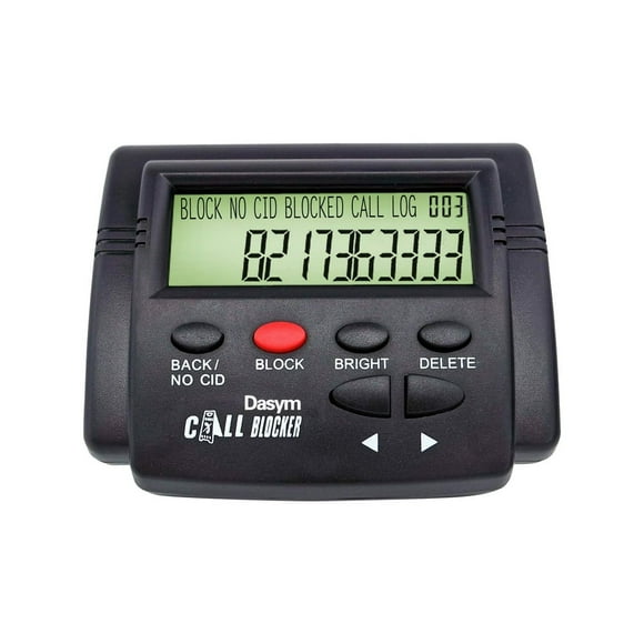 FNNMNNR Call Blocker for Landline Phones Telephone 2000 Caller Box Blocking One Touch Number Block Device Block Unwanted Robocalls and Nuisance Calls