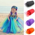 thumbnail image 2 of 1Pc Tulle Roll Spool 6inch 10yards Fabric Tulle Bolt Wedding Party Gift Bow Craft Decoration, 2 of 9