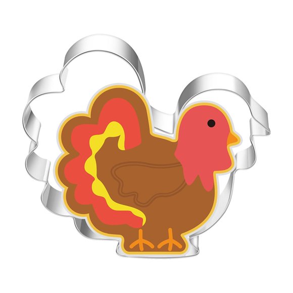 Fall Thanksgiving Cookie Cutters Set 8PCS Autumn Season Cookie Stainless Pumpkin Turkey Maple Squirrel And Cutters