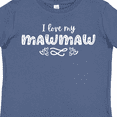 thumbnail image 4 of Inktastic I Love My Mawmaw with Hearts Boys or Girls Toddler T-Shirt, 4 of 5
