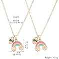 thumbnail image 3 of Friendship Best Friend Pendant Necklace for 2 Girls, 3 of 7